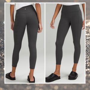 Lululemon Align High-Rise Pant with Pockets 25" Graphite Grey NWT SIZE 10